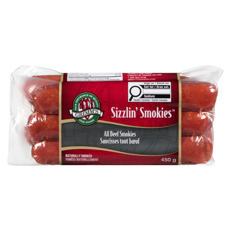 All Beef Sizzlin’ Smokies