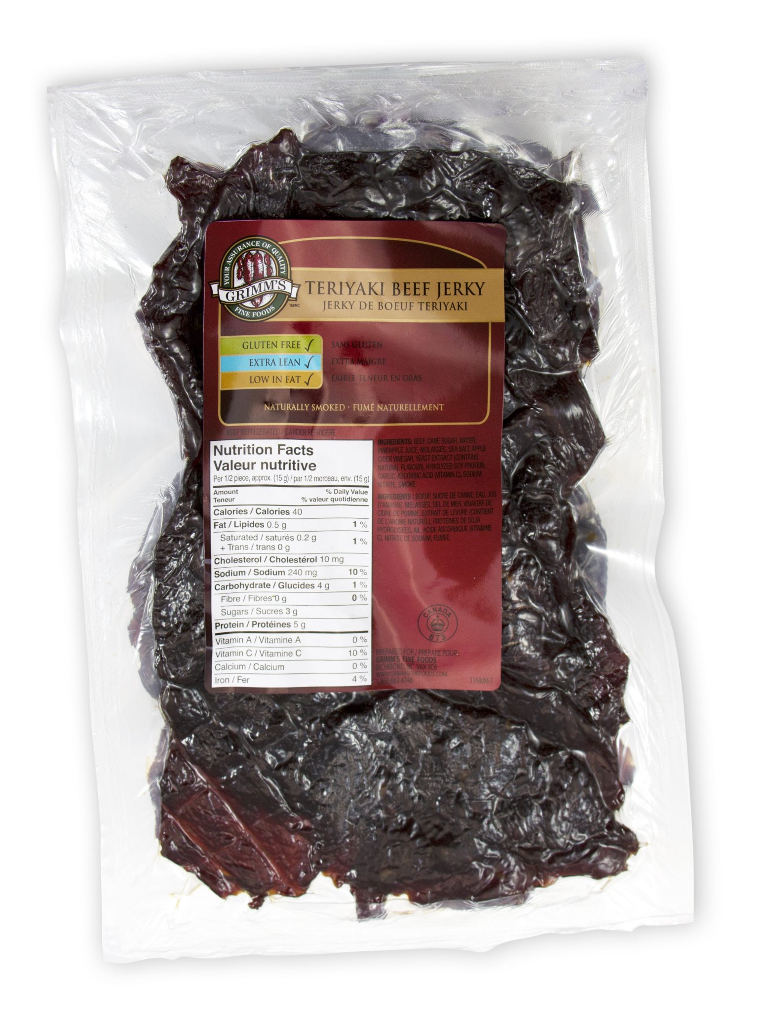 Teriyaki Beef Jerky - Grimm's Fine Foods