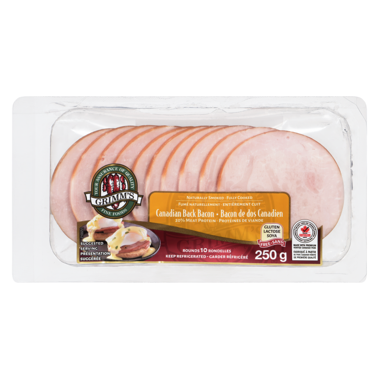 Canadian Back Bacon Rounds