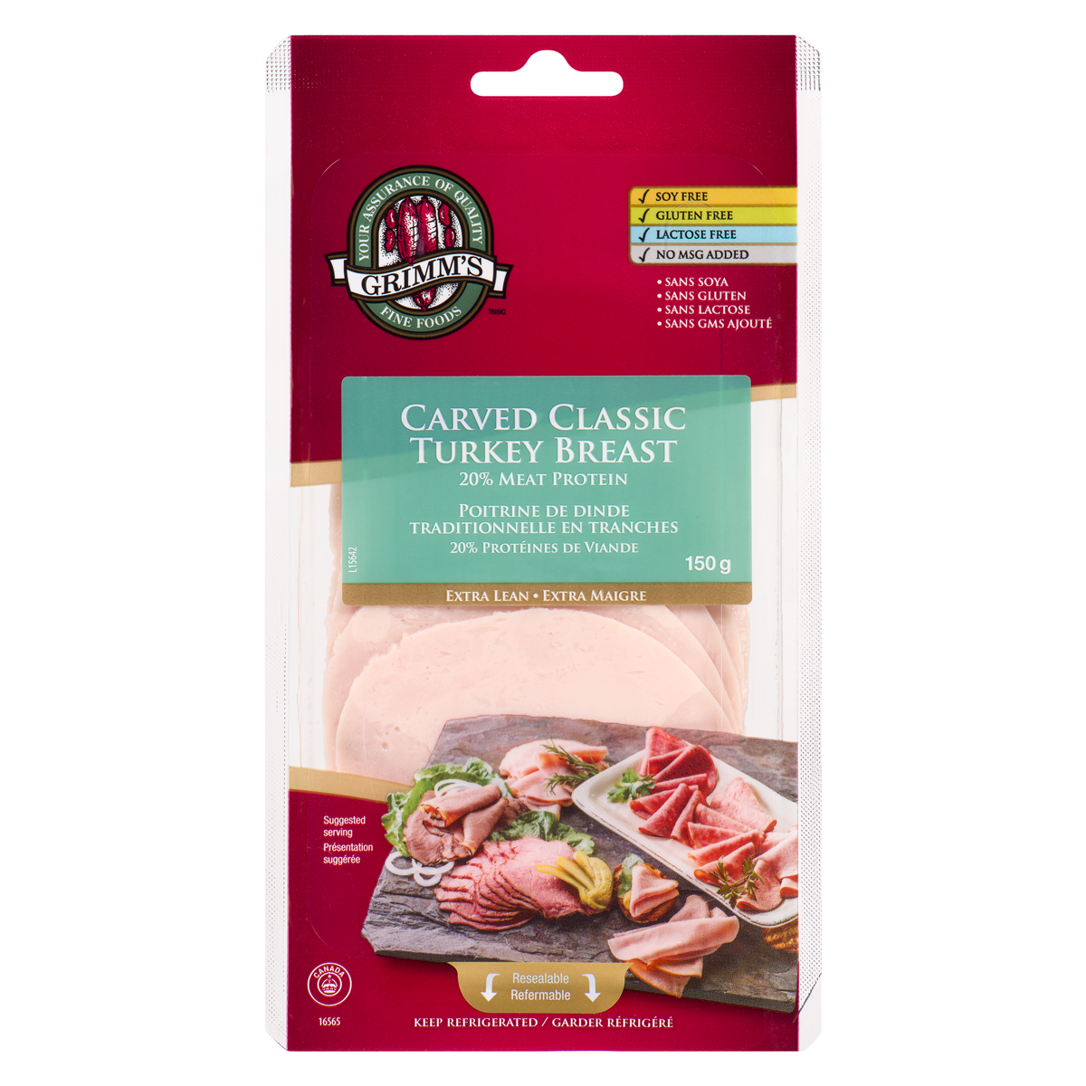 Carved Classic Turkey Breast Grimms Fine Foods