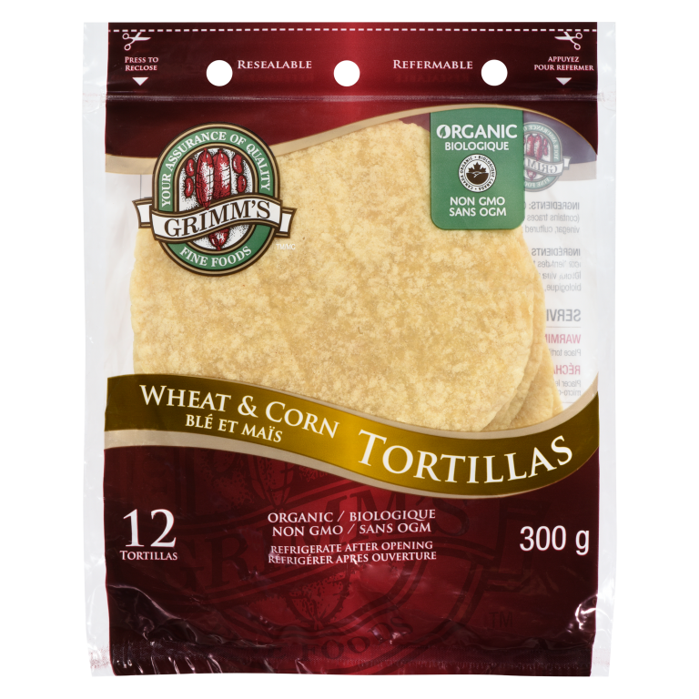 Organic Wheat & Corn Tortillas Grimms Fine Foods
