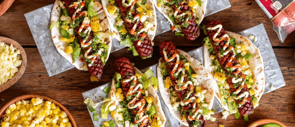 Elote-style All Beef Smokies