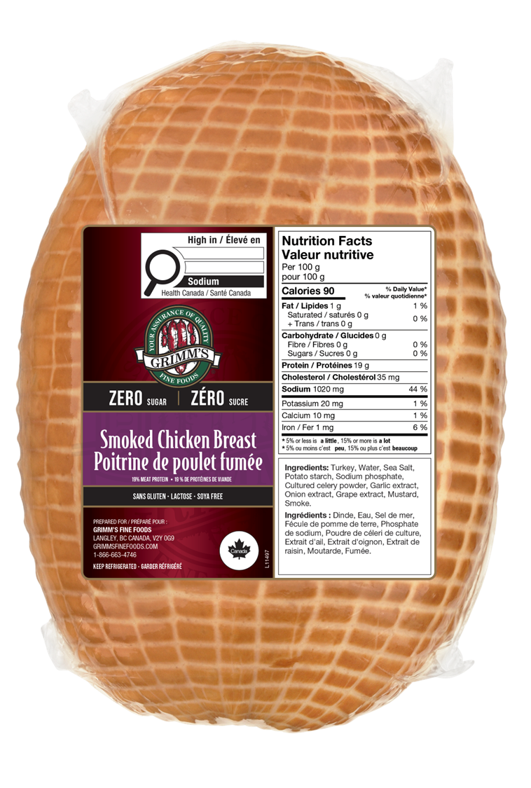 Zero Sugar Smoked Chicken Breast