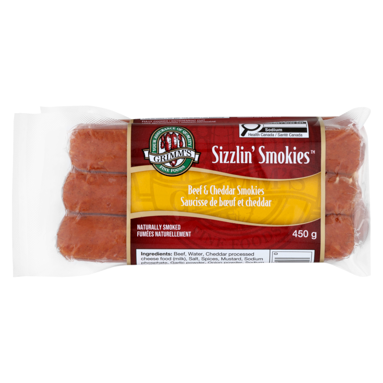 Beef & Cheddar Sizzlin’ Smokies
