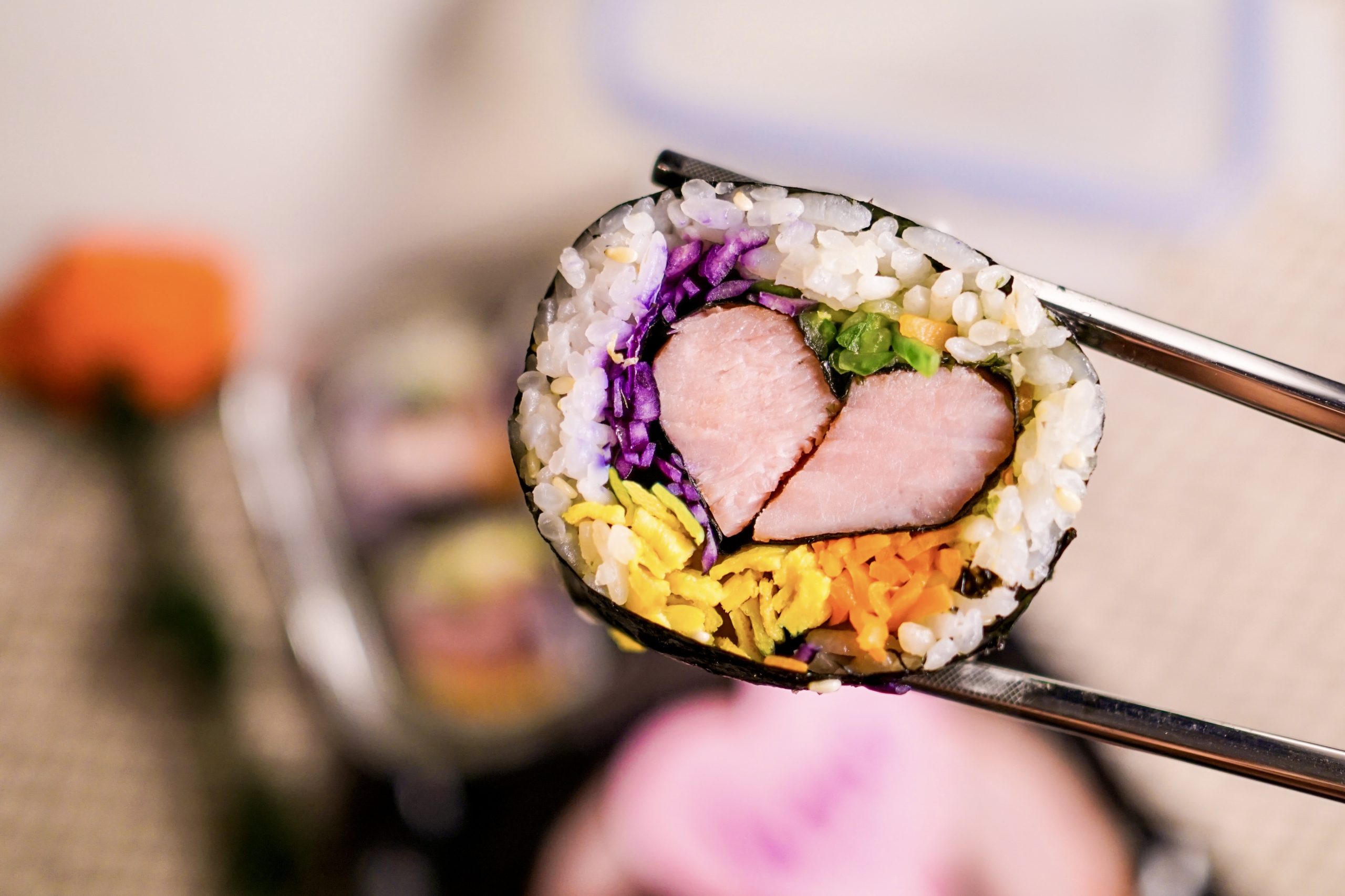 Valentine's Day Heart-Shaped Ham Kimbap - Grimm's Fine Foods