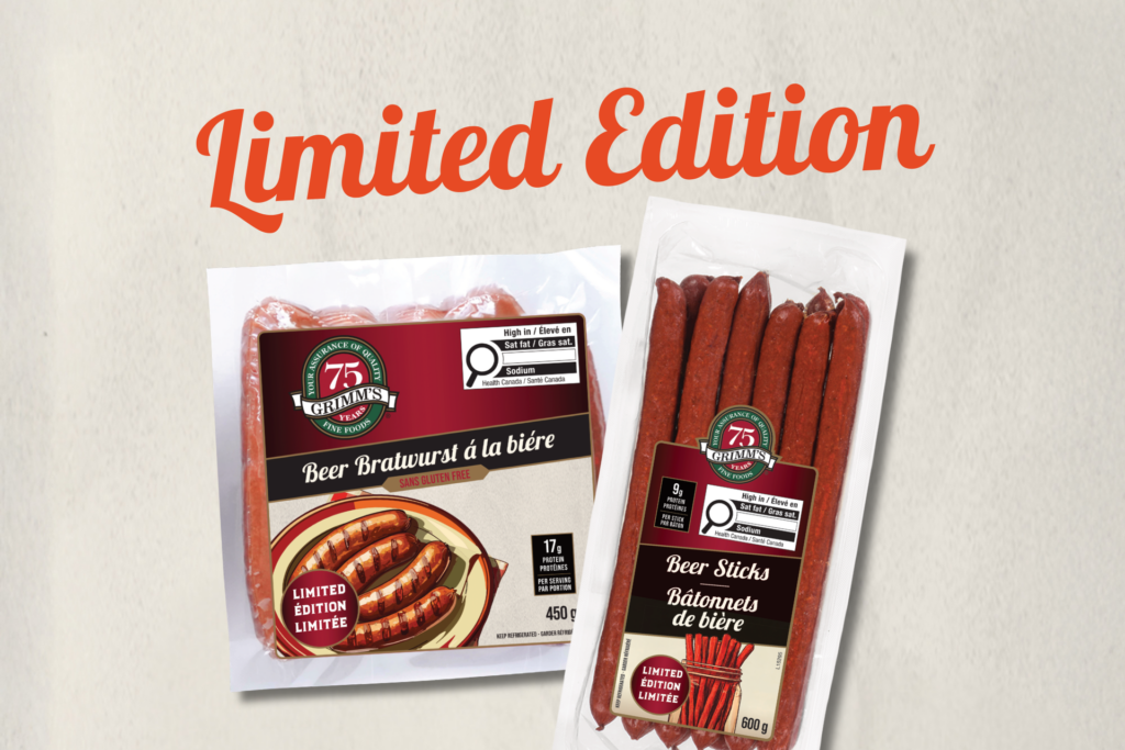 NEW Beer Sticks & Beer Bratwurst