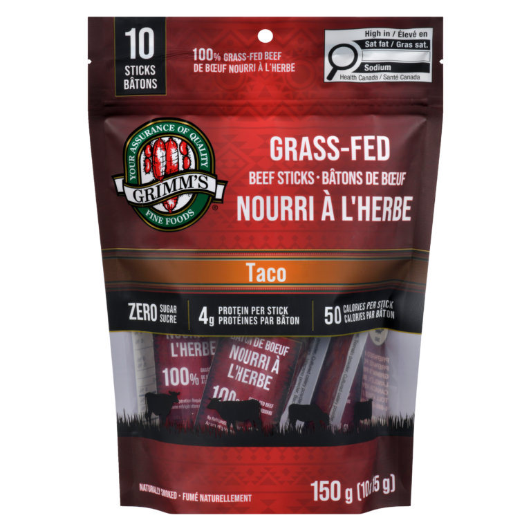 Grass-Fed Beef Sticks – Taco