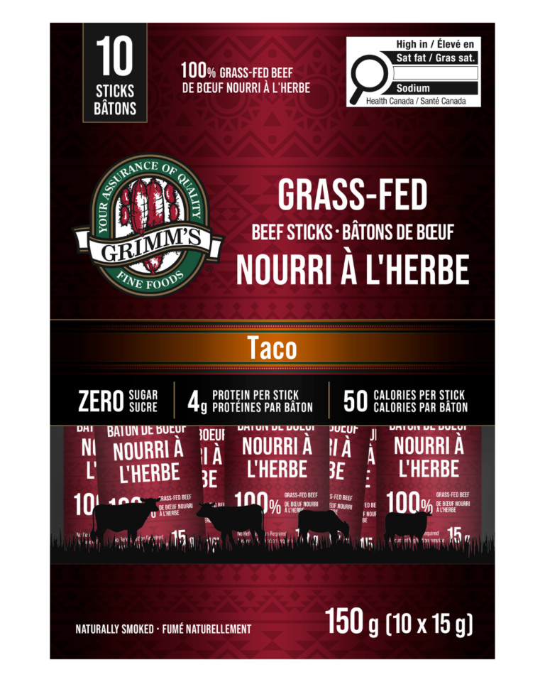 Taco Grass-Fed Beef Sticks